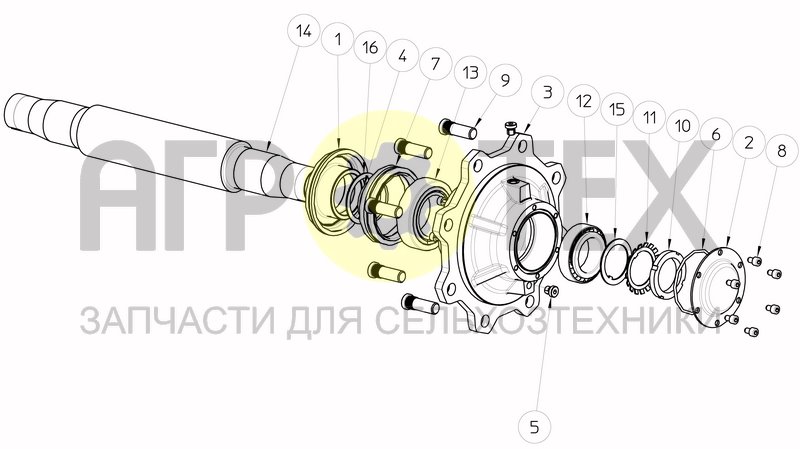 Чертеж Ступица (2011049)